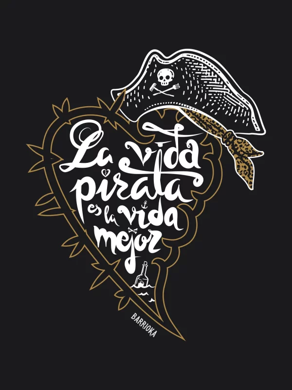 Camiseta "vida pirata"