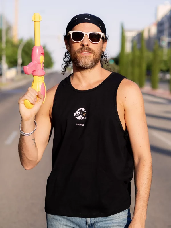 Camiseta "batalla naval" tirantes