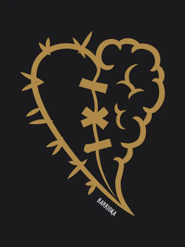 Camiseta "Corazón y Cerebro"